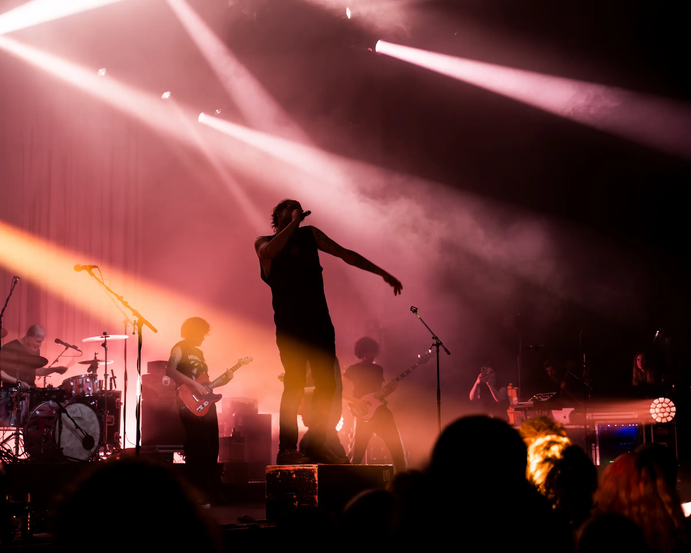 Concert light and shadow artistic photography