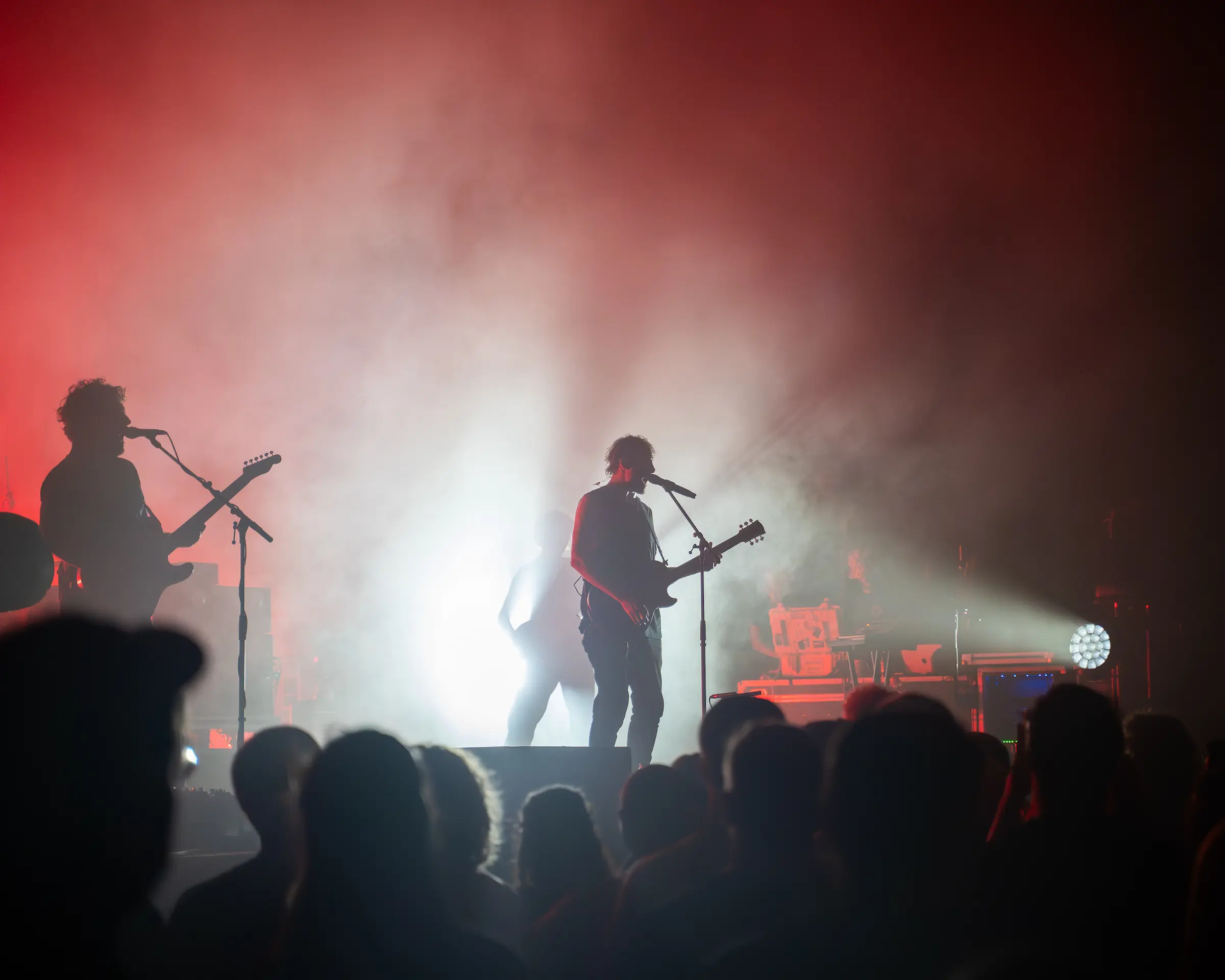 Concert stage lighting atmosphere